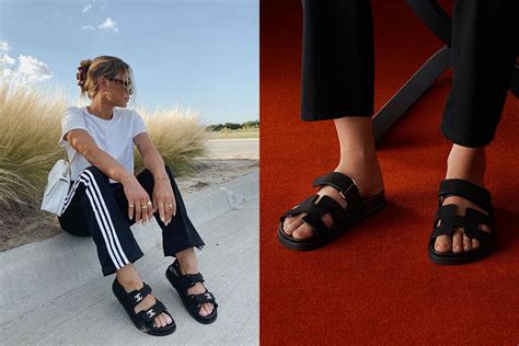 hermes dad sandals